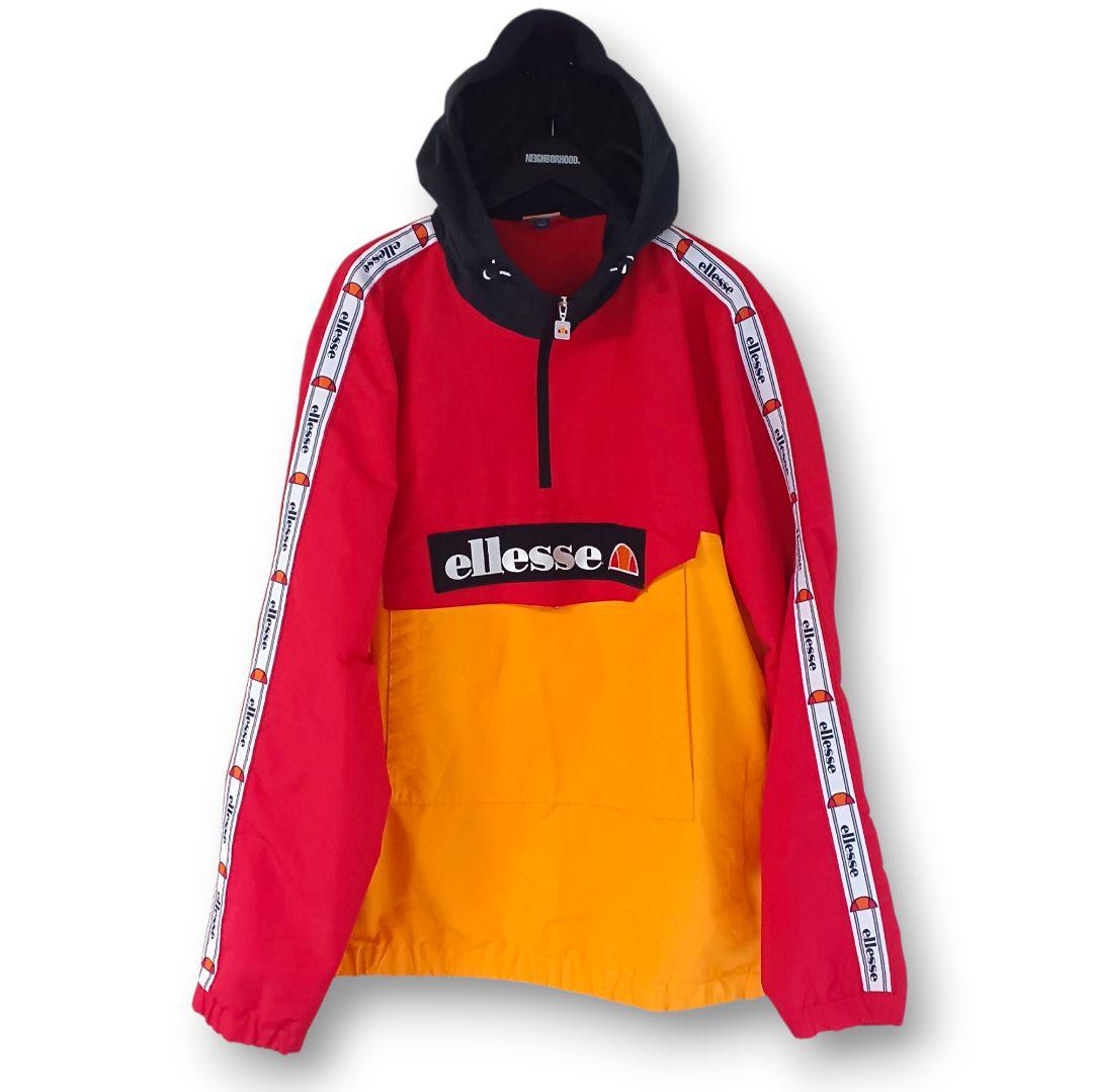 ellesse 90'sアノラックパーカー エレッセ　ナイロンジャケット