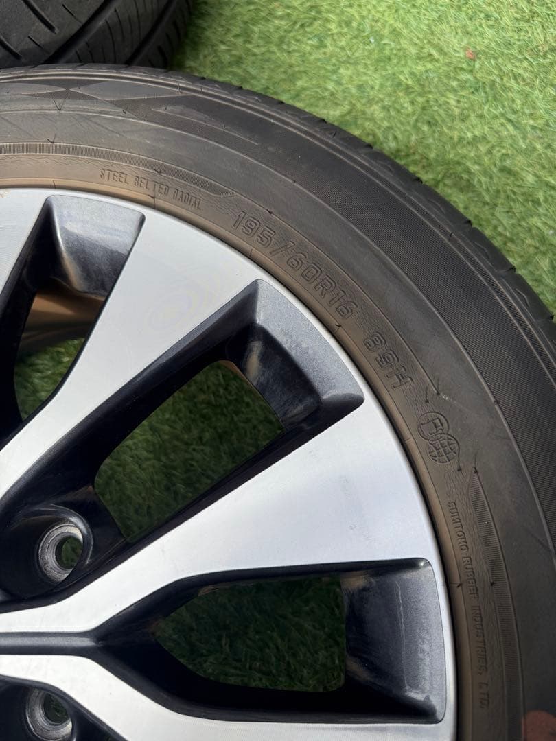 ゆ*う様 16インチ 195/60R16ノーマルタイヤホイールセット　日産純正