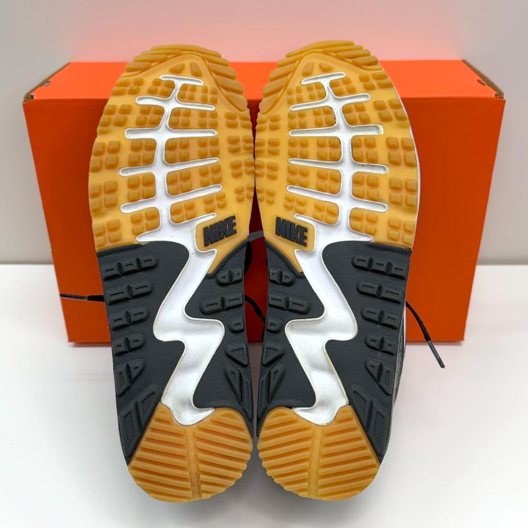 【美品】ナイキ エアマックス90 ゴルフ \"ブラック／ホワイト\"