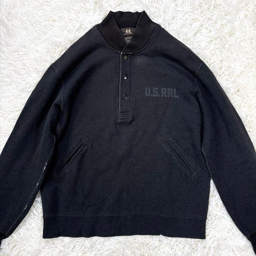✨希少・三ツ星✨RRL スウェット　プルオーバー　ヘンリーネック　ヴィンテージ