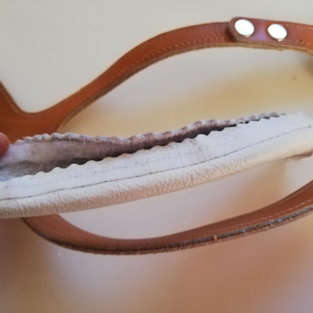 バディーベルト パールホワイト　保護ライナー付　6号