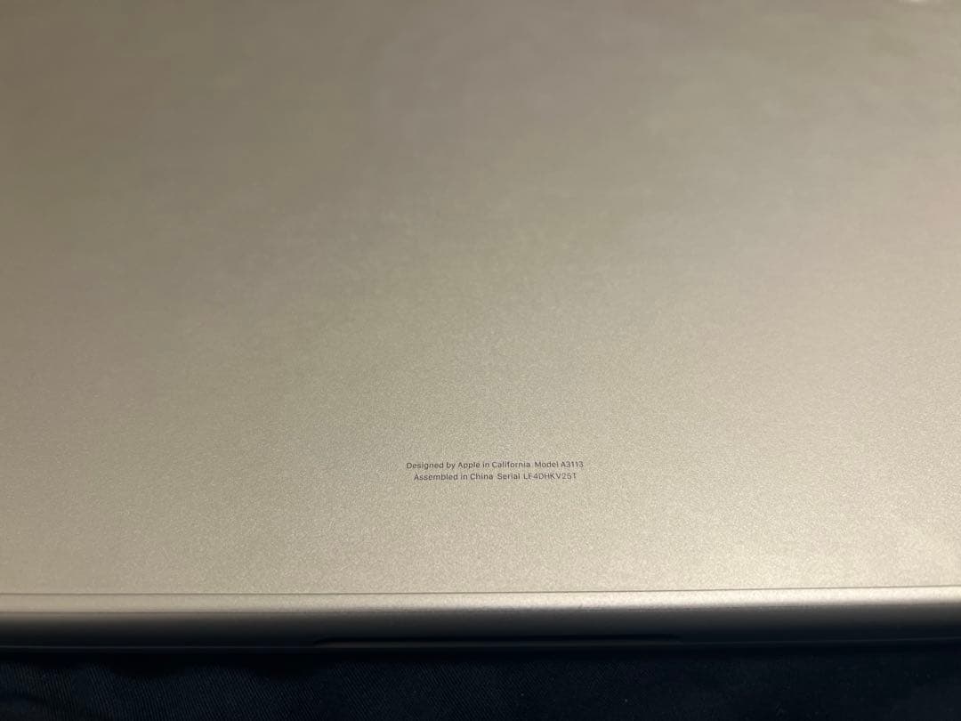 MacBook Air M3 16/512 保護フィルム等 AppleCare+