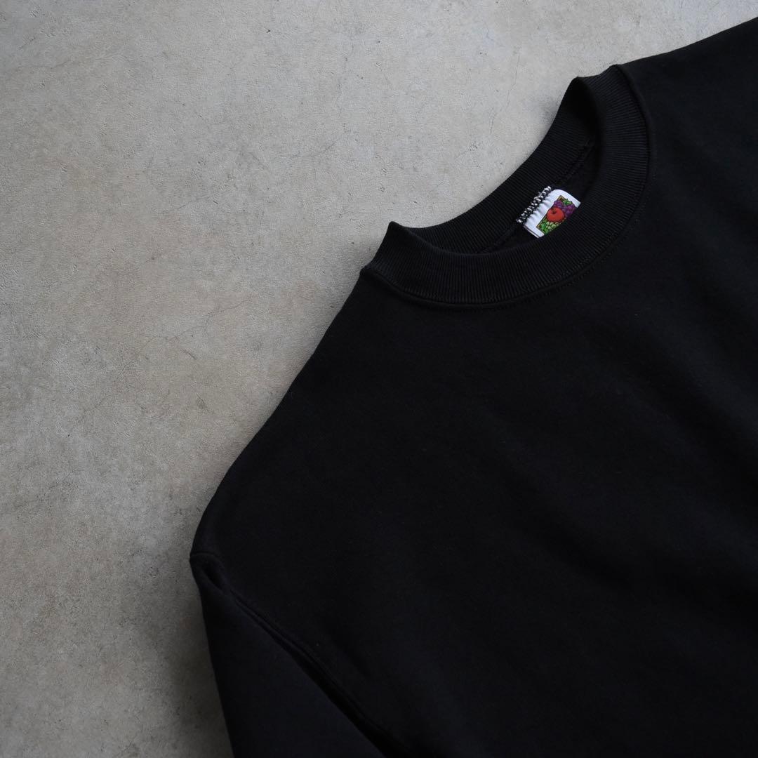 90s フルーツオブザルーム ブランクスウェット 黒ブラック L 未使用 無地
