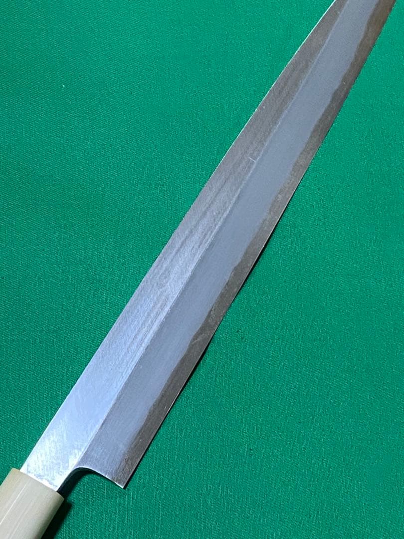 源昭忠　本鍛錬　青鋼　柳刃9寸