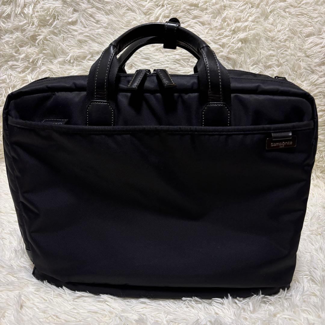 サムソナイト 3WAY ビジネスバッグ リュック ハンド ショルダー ブラック