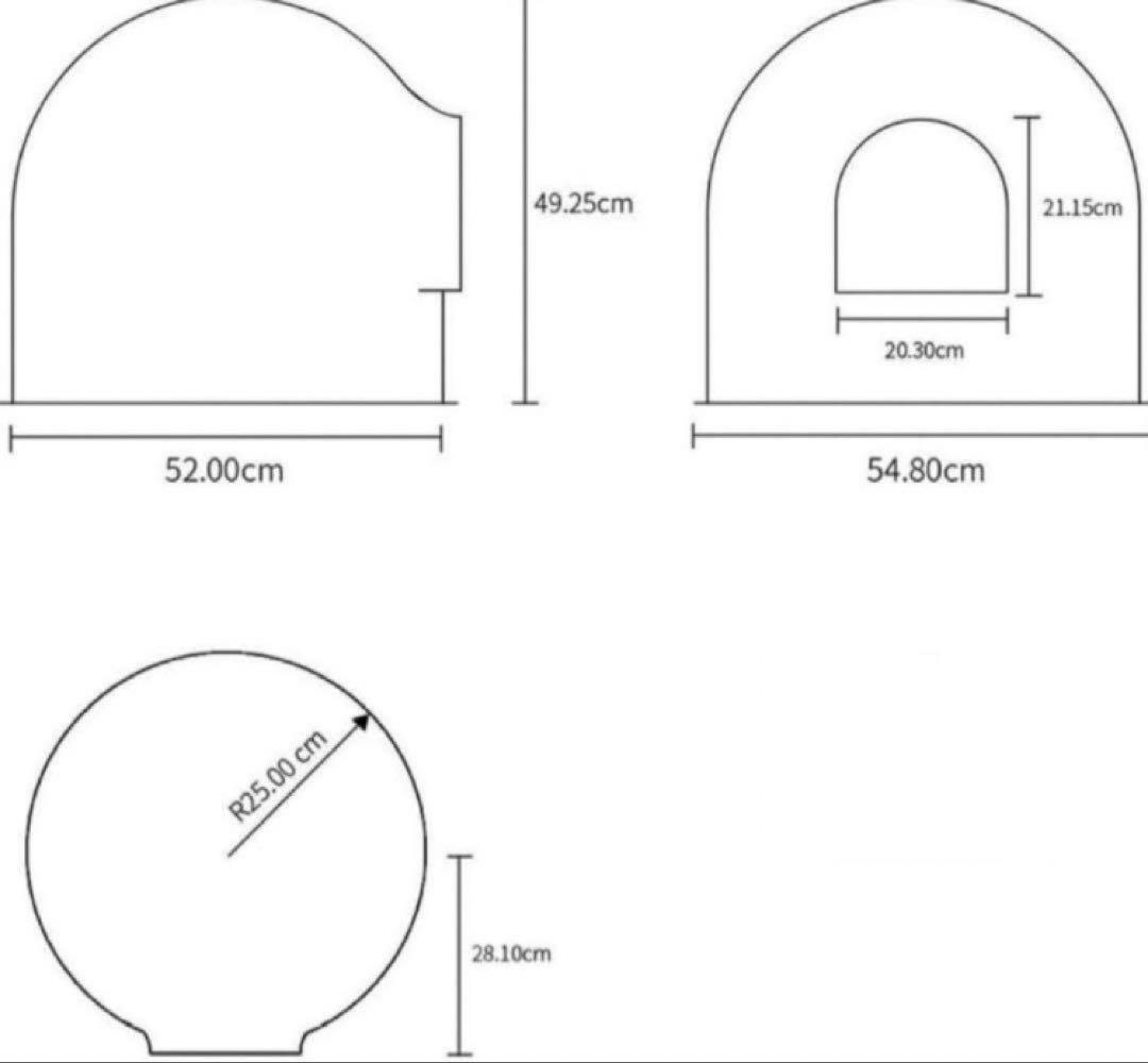 pidan 猫用 トイレ スノードーム&トイレマットセット