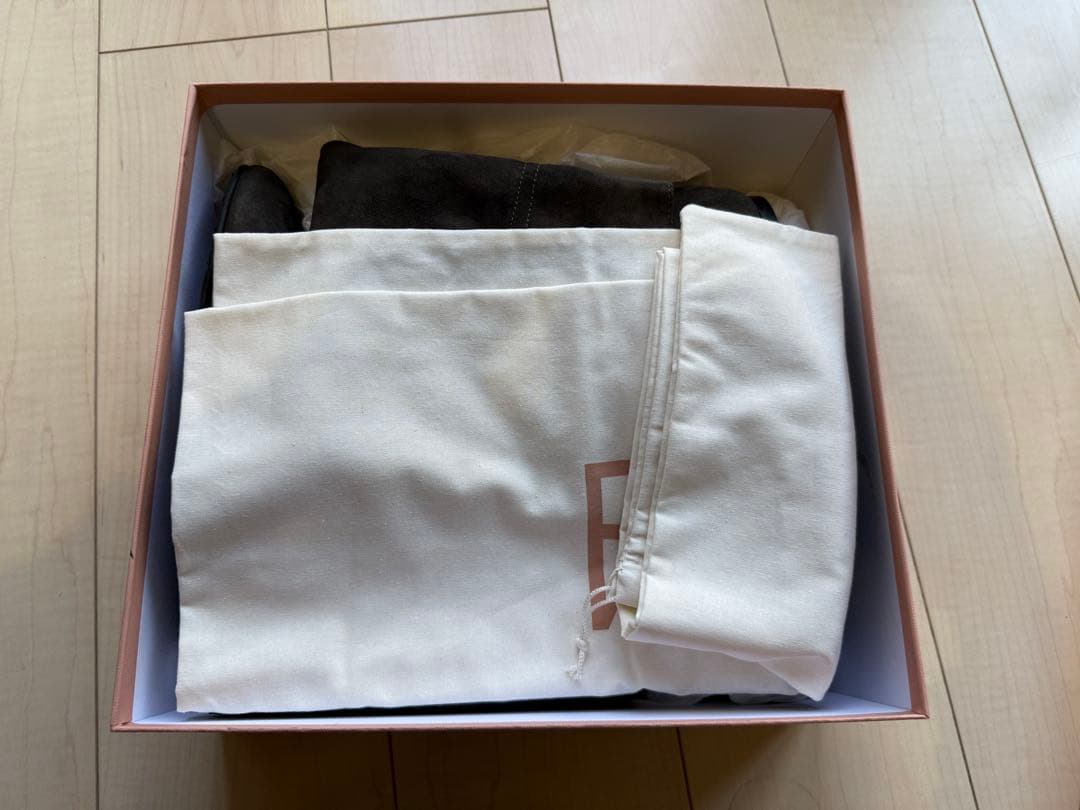 お値下げ　新品　希少　FABIO RUSCONI グレー ロングブーツ 39