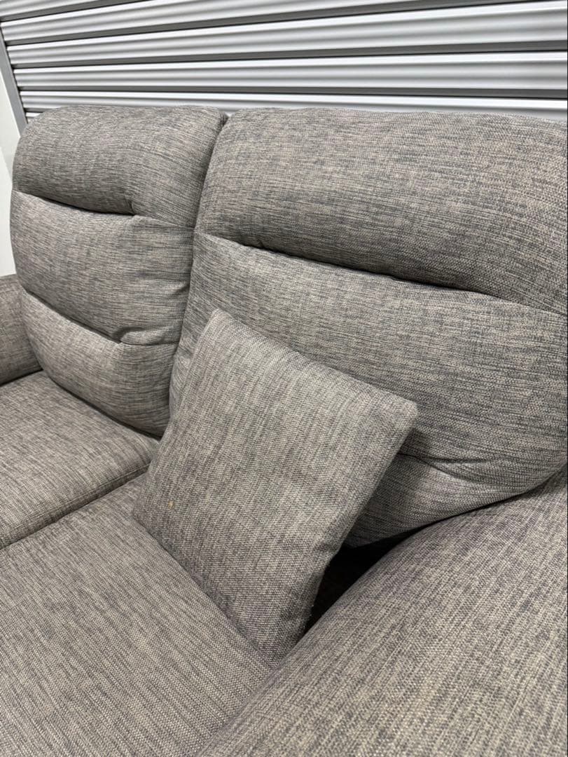 ニトリ Nポケット　ハイバック2人がけソファ　ファブリックソファ