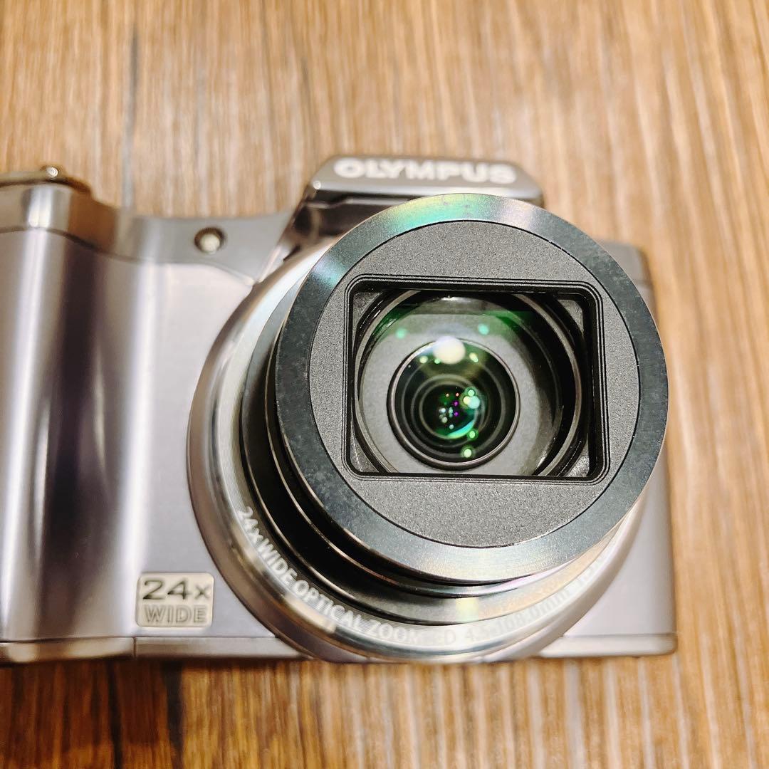 美品　OLYMPUS SZ-14 コンパクトデジタルカメラ　シルバー　スマホ転送