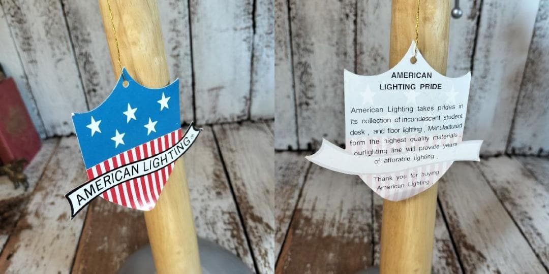 ヴィンテージ 未使用 アメリカンライティング 海外コンセント スタンドライト