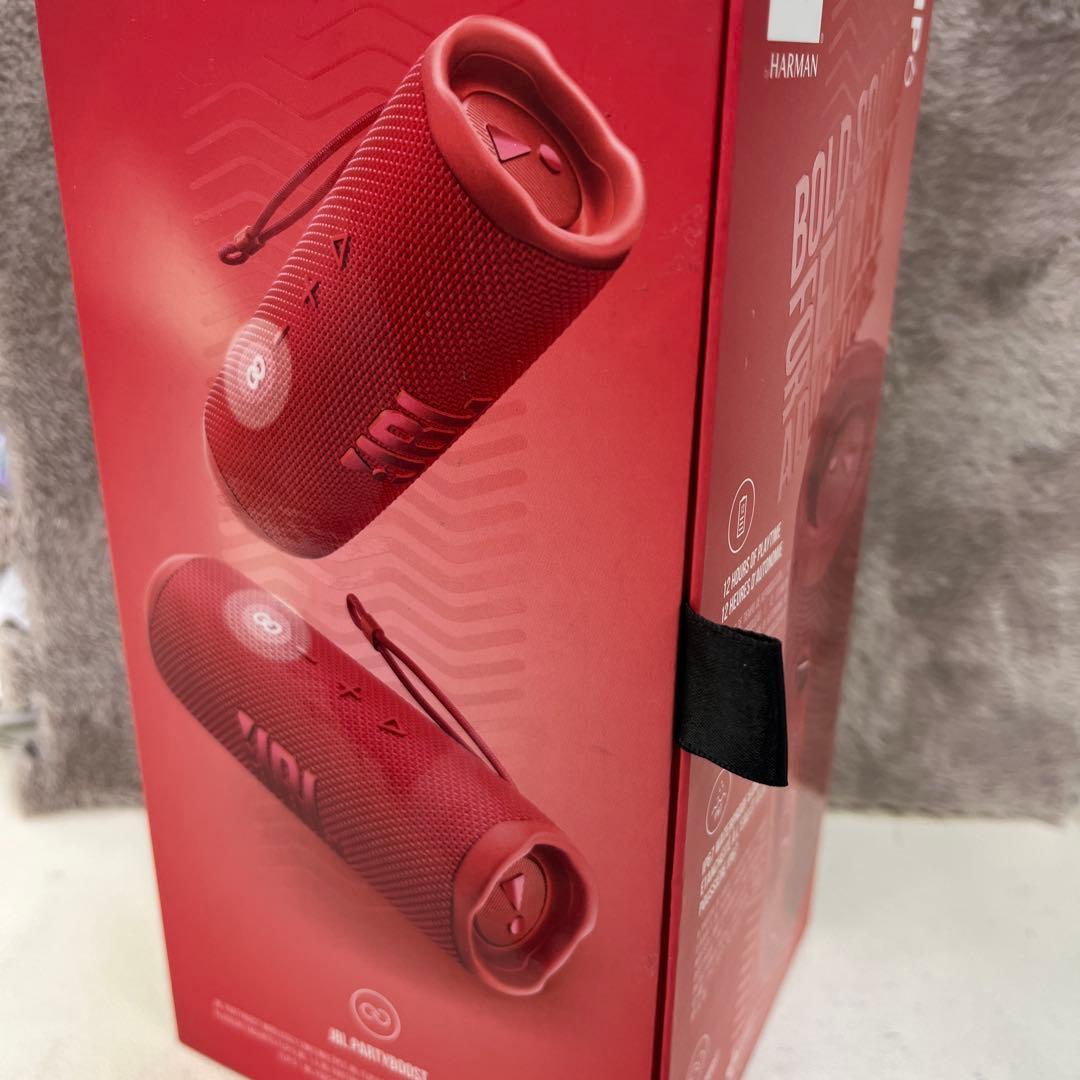 動作◎　JBL FLIP 6 ワイヤレススピーカー レッド Bluetooth
