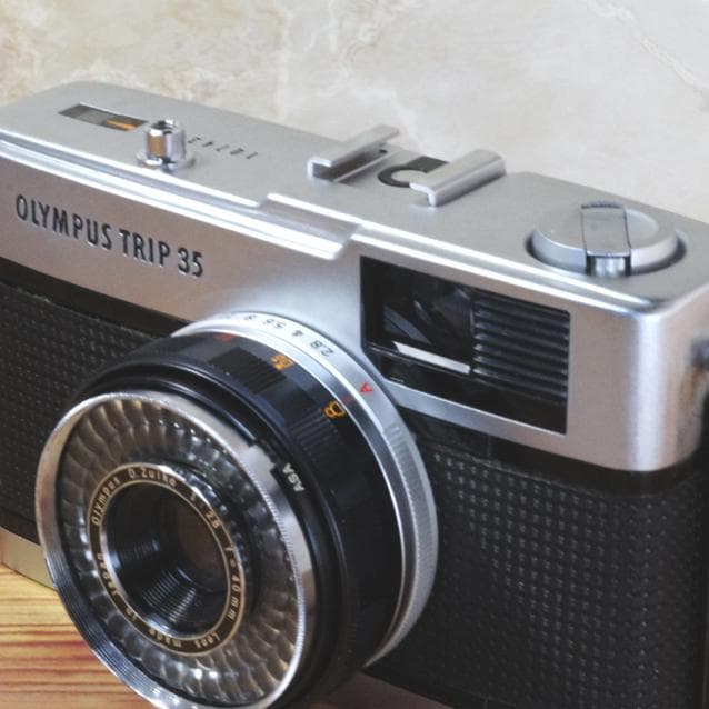 【整備済完動・美品・赤ベロOK！・フィルム試写済】Olympus Trip 35