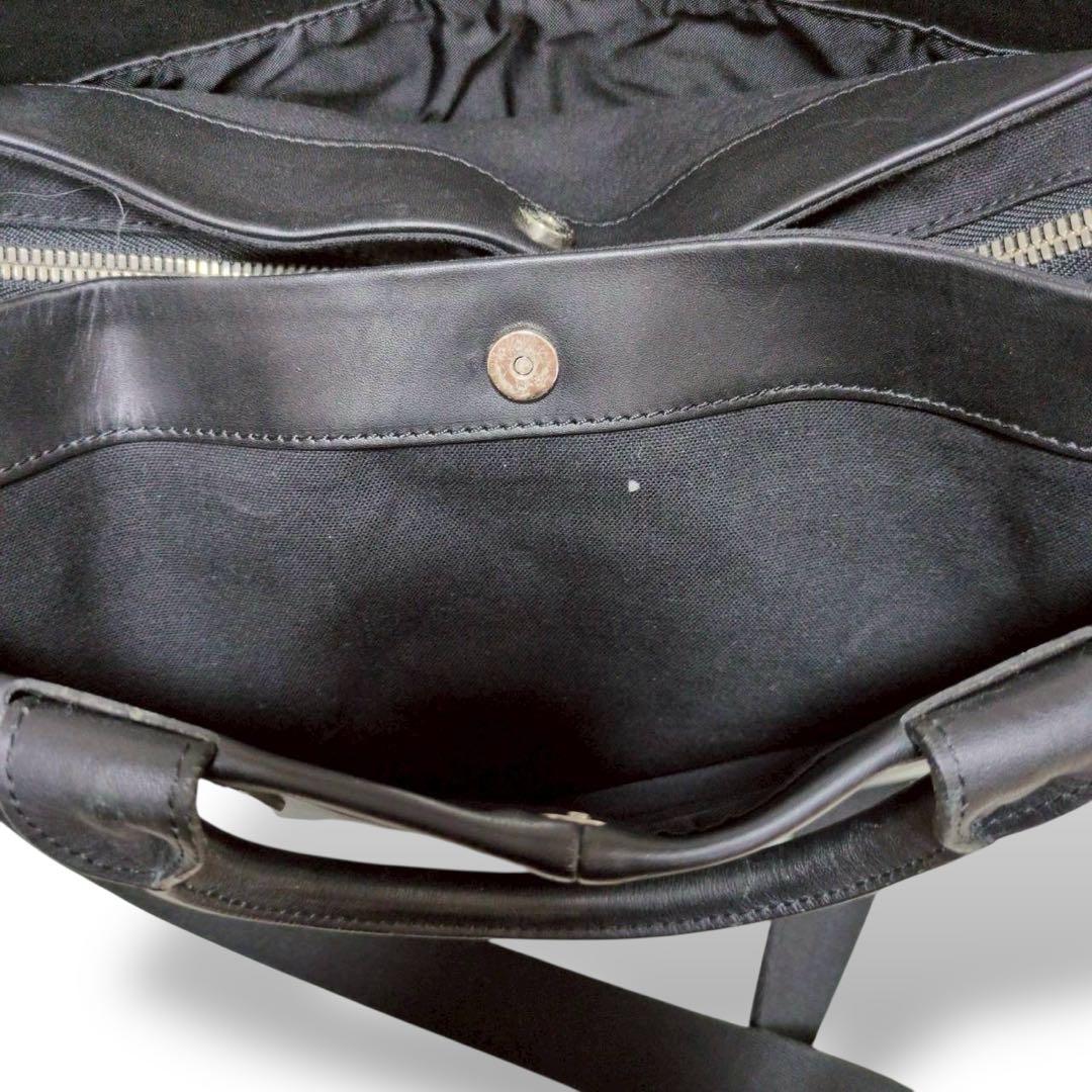 バッグ agnes.b 2way business bag leather logo