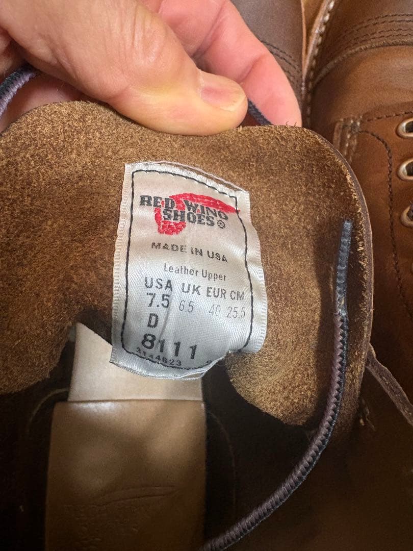 レッドウイング　アイアンレンジャー8111 USA7.5