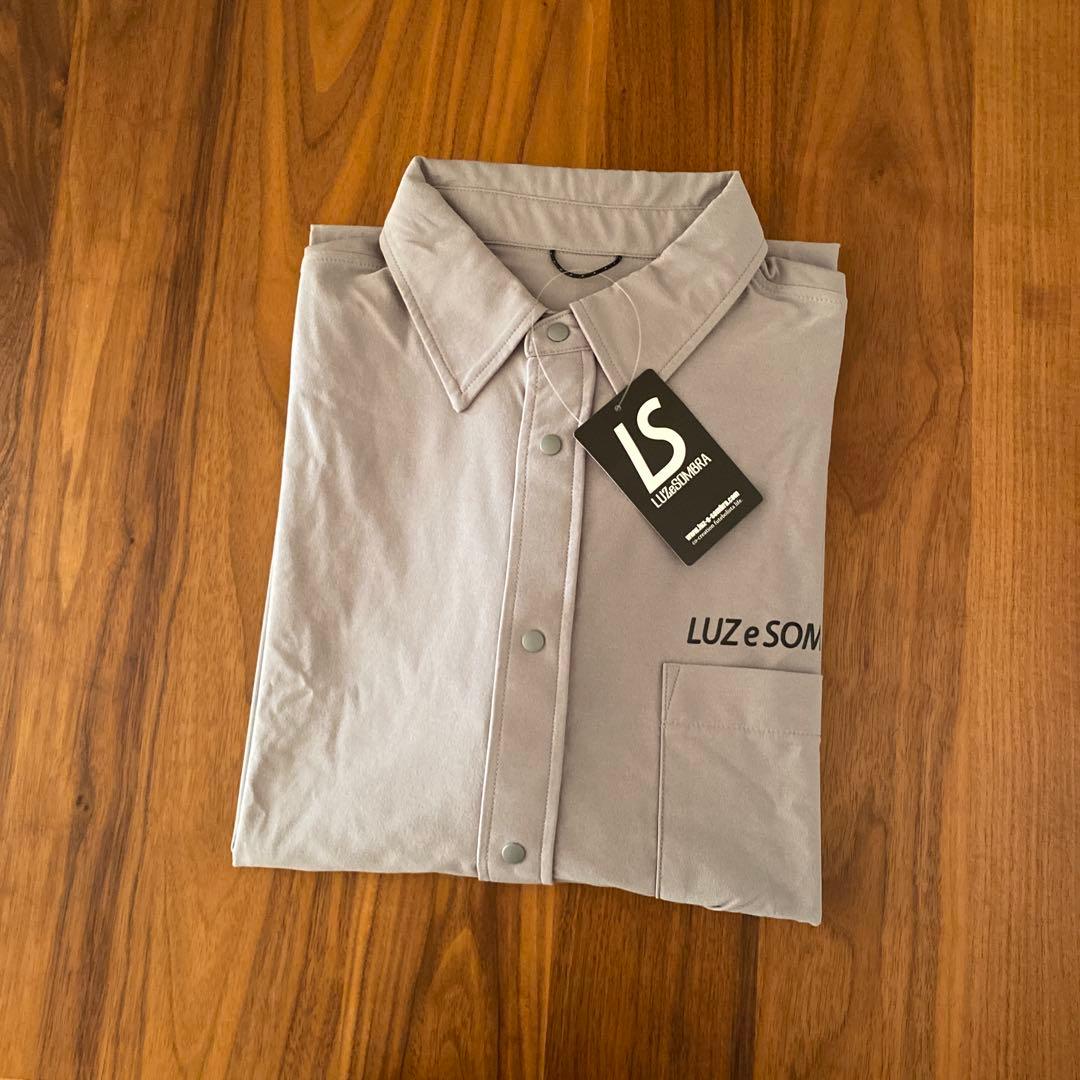 新品　LUZeSOMBRA　ルースイソンブラ　ワーク シャツ　長袖　グレー　L