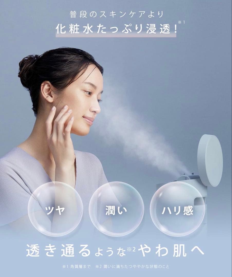 ［新品未使用]SALONIA 『Pure Bright Steamer』グレー