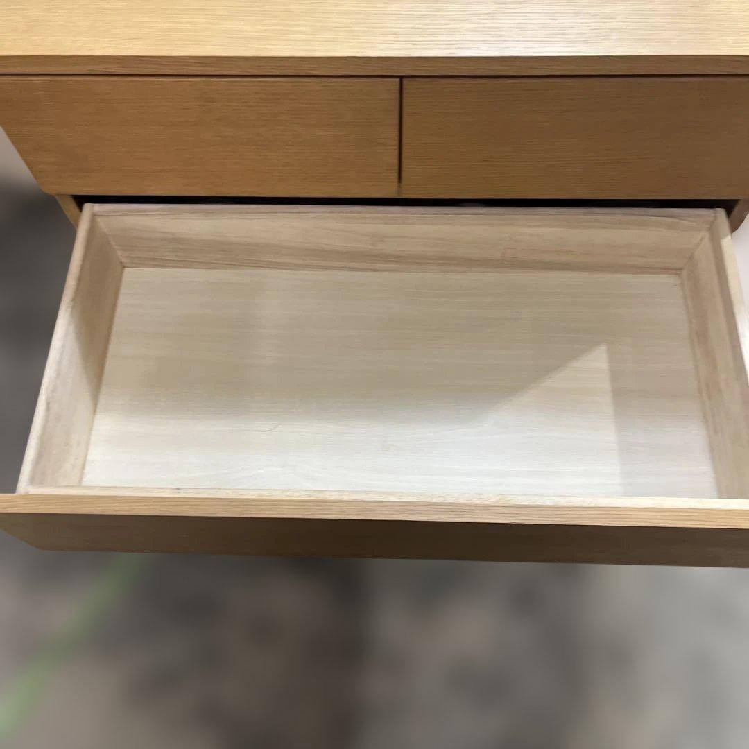 【無印良品】4段チェスト◇廃盤品◆オーク材◇訳有品