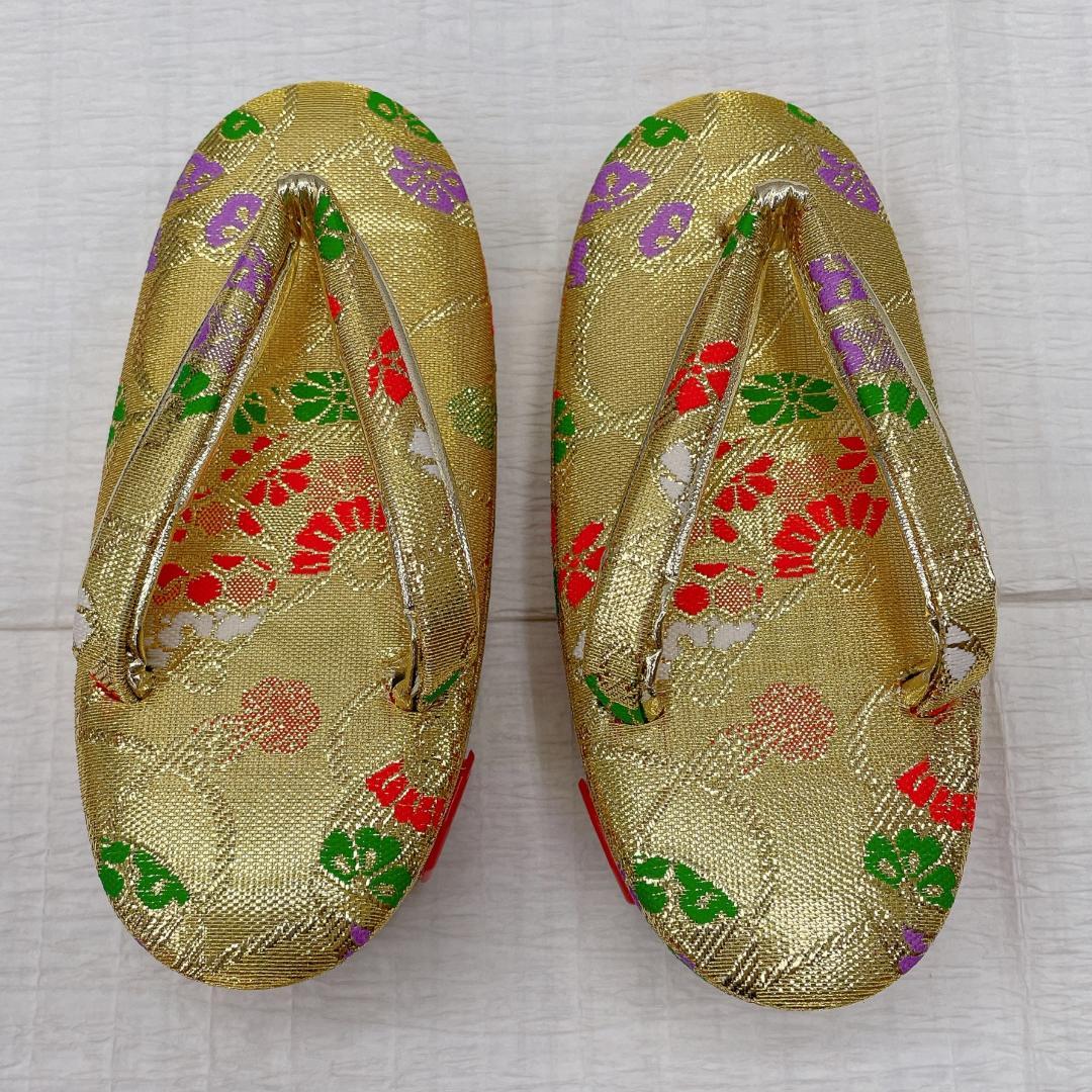 Ｙ★3430★ 女の子 七五三 飾り帯　はこせこセット 草履 女児 帯