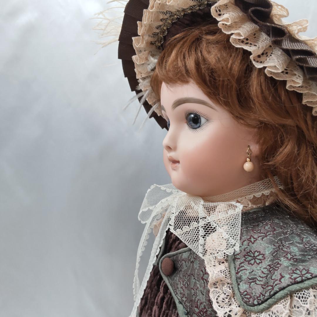 ベベフルール　アンティークドール　リプロ　作家　大きい人形