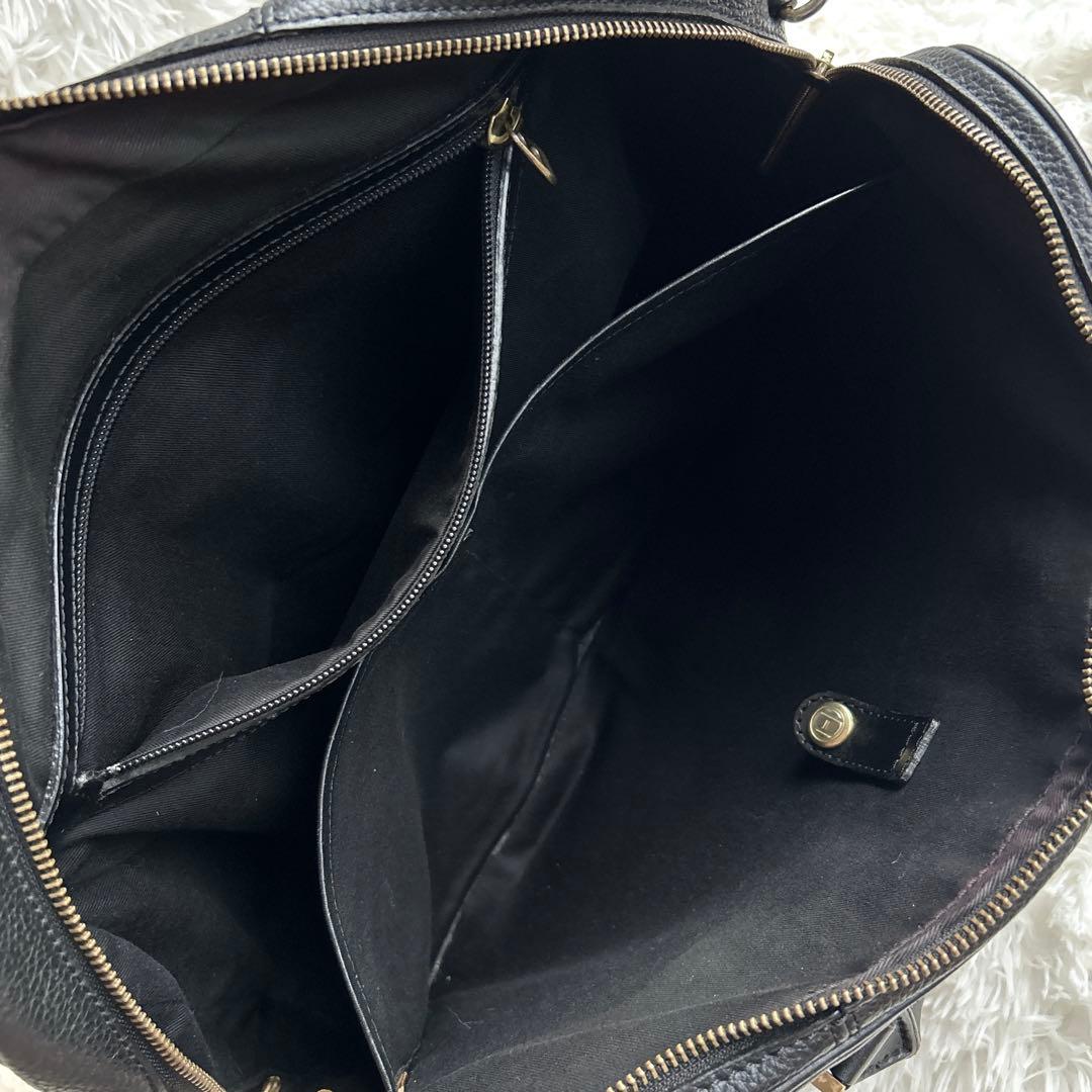 美品◎HERGOPOCH ビジネスバッグ 2way レザー A4 ブラック