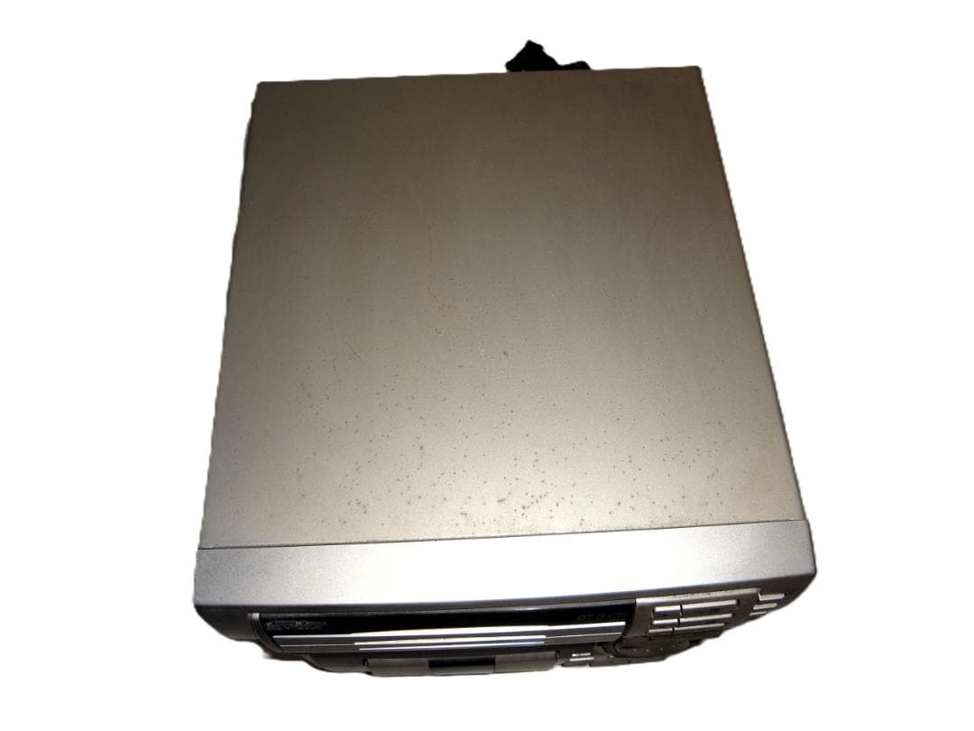 ⑥Victor3CDコンポCDMDプレーヤー機能付き通電作動不確認ジャンク品扱い