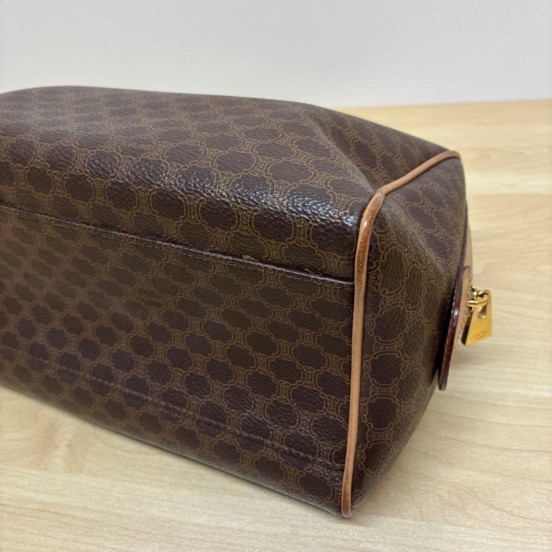 CELINE セリーヌ　マカダム柄　ハンドバッグ　ミニボストン