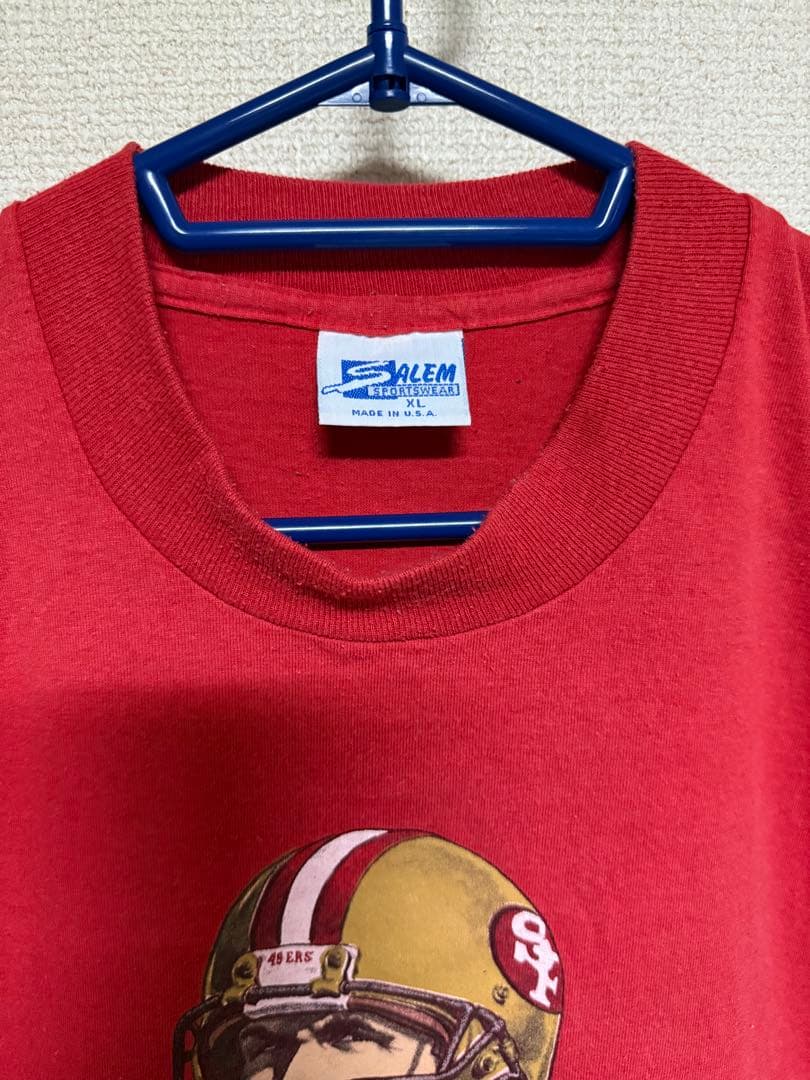 80s ヴィンテージ ジョー・モンタナ サンフランシスコ・49ers Tシャツ
