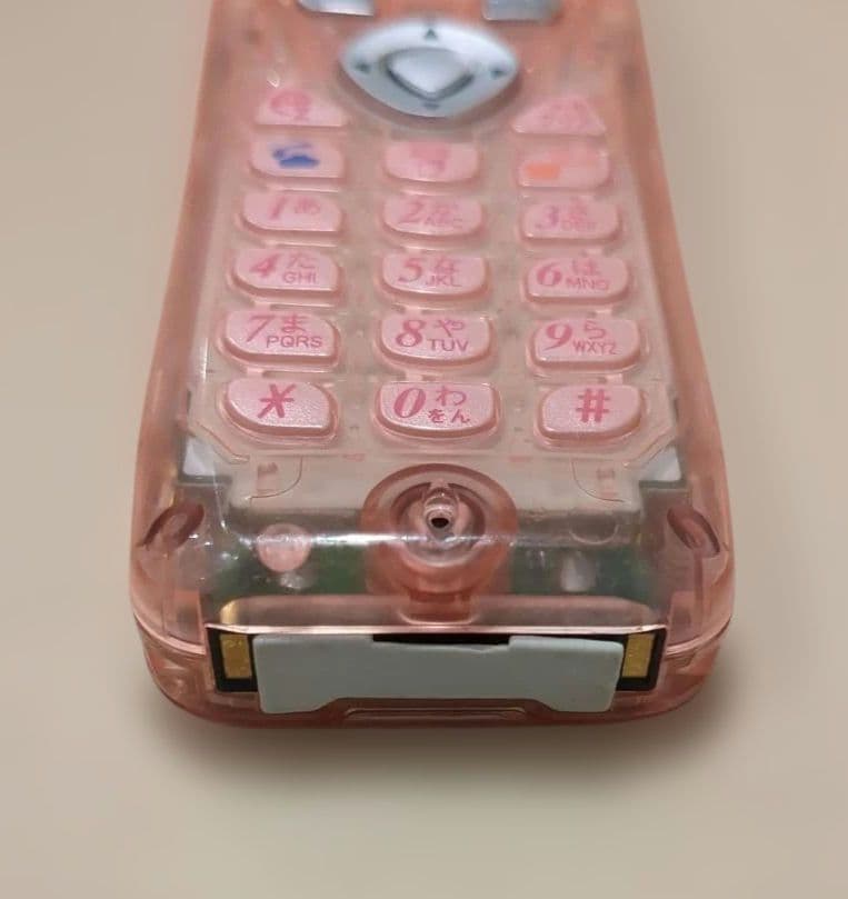 IDO C301T 東芝　TOSHIBA　ガラケー スケルトン 実機　レトロ