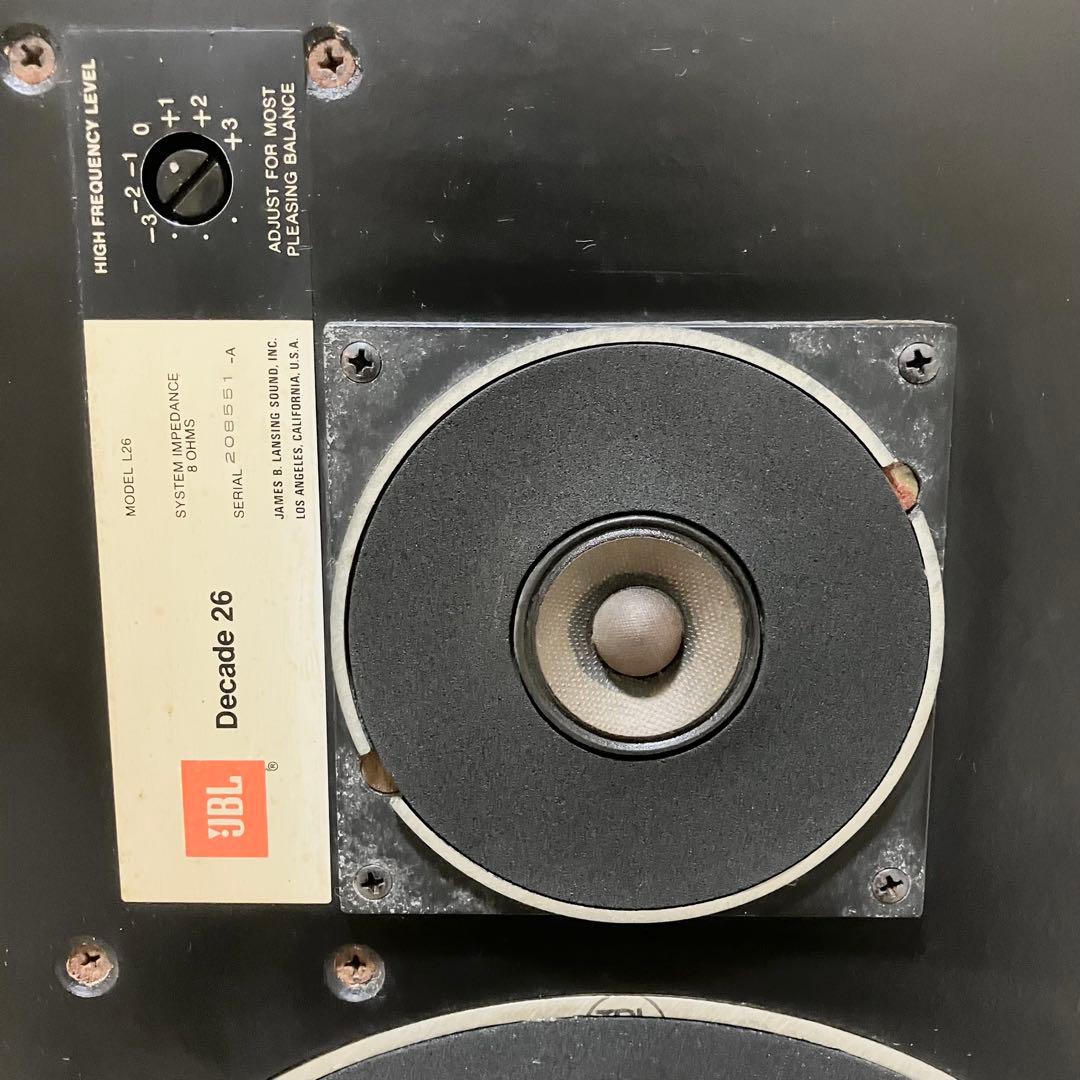 JBL MODEL L26 decade ペアスピーカー　エッジ交換済み