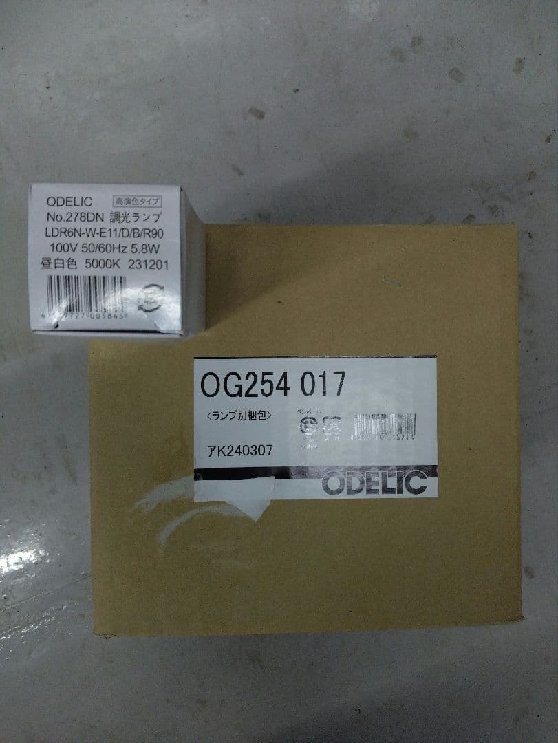 ODELIC(オーデリック)　OG254017　ランプ付(278DN　昼白色)