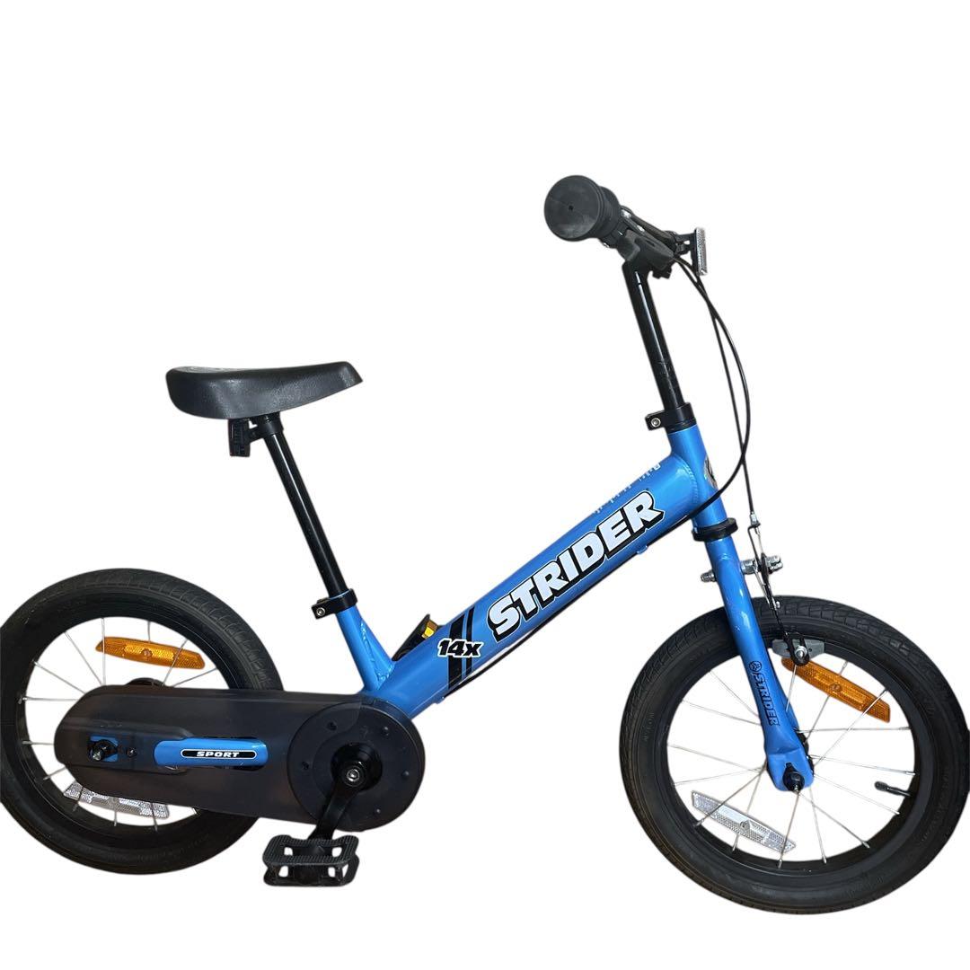 STRIDER ストライダー 14X 子ども用 自転車 ペダル付き 青色 ブルー