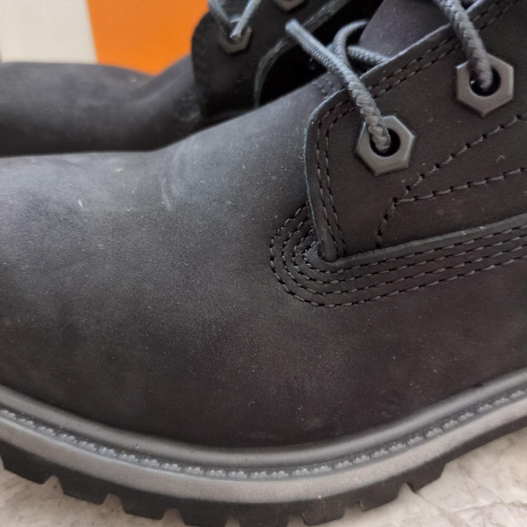 新品同様ティンバーランドレザーショートブーツ２４cm