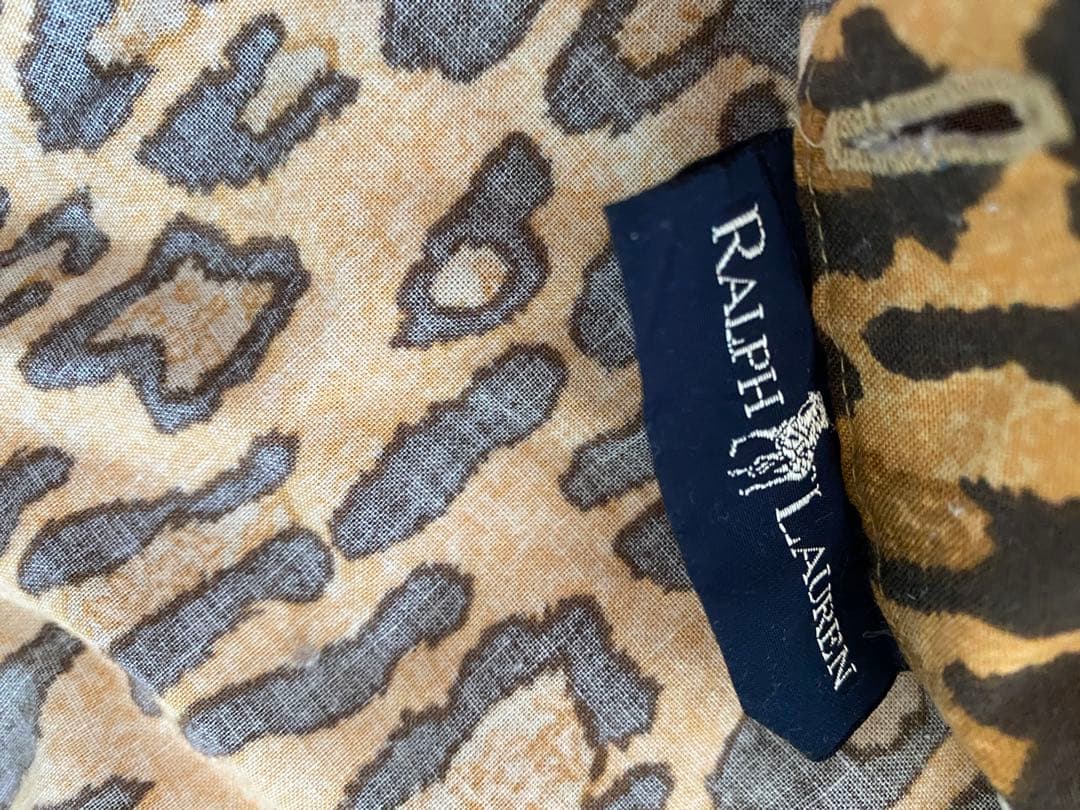 ✳︎ラルフローレン✳︎ヒョウ柄✳︎シングル掛け布団カバー1点