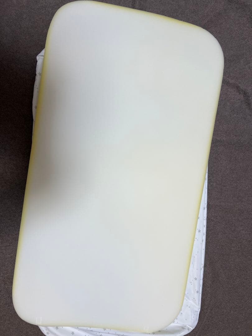 HZDMJ ベビーベッド ベージュ 星柄