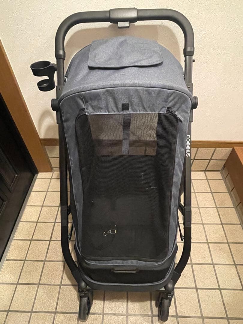 ペットパラダイス smooca ラージ ペットカート 強化メッシュ 多頭飼い