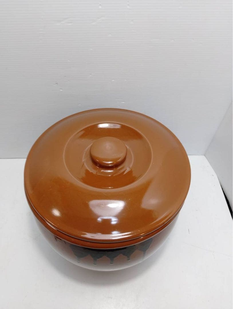 G2225【希少・廃盤品】常滑焼 久松窯 切立 8号 漬物壺