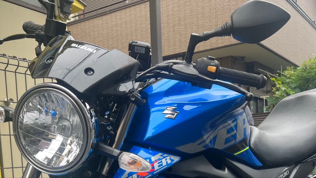 ジクサー丸目化キット+左右ミラー（セット販売）