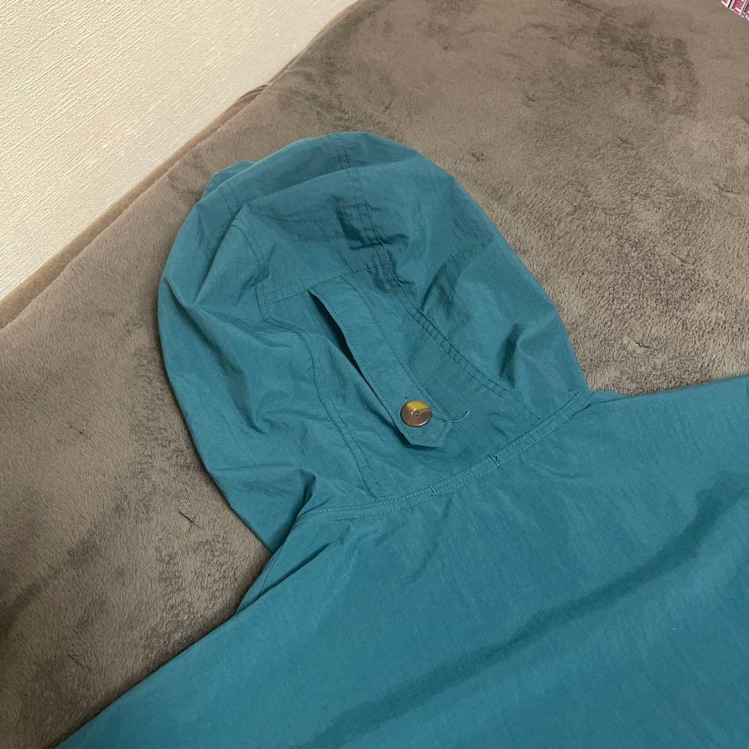 古着 90s Columbia コットンウッド アノラックパーカー ターコイズ