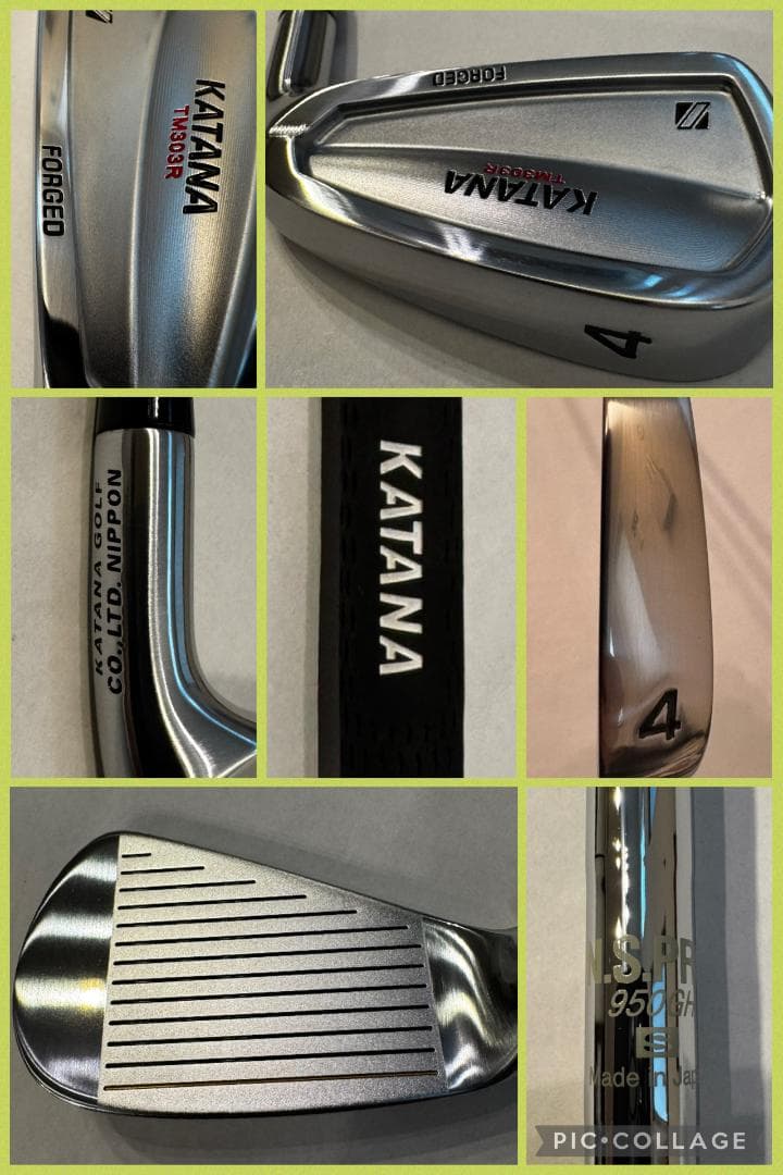 【状態：AA】鍛造アイアン：KATANA TM303R #4~PW 7本セット