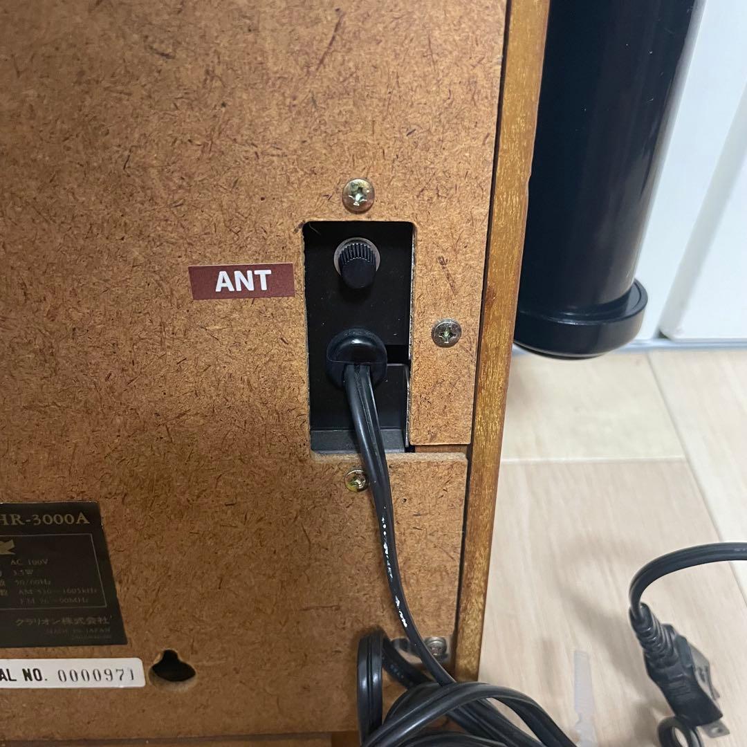 clarion クラリオン HR3000A FM AM アンティークラジオ