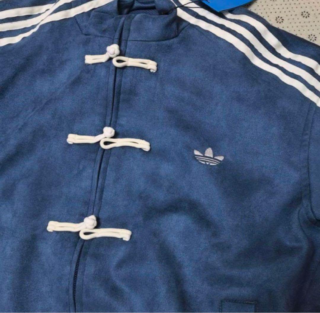 adidasアディダス 中国限定 蛇年トラックジャケット ネイビー ２XＬサイズ