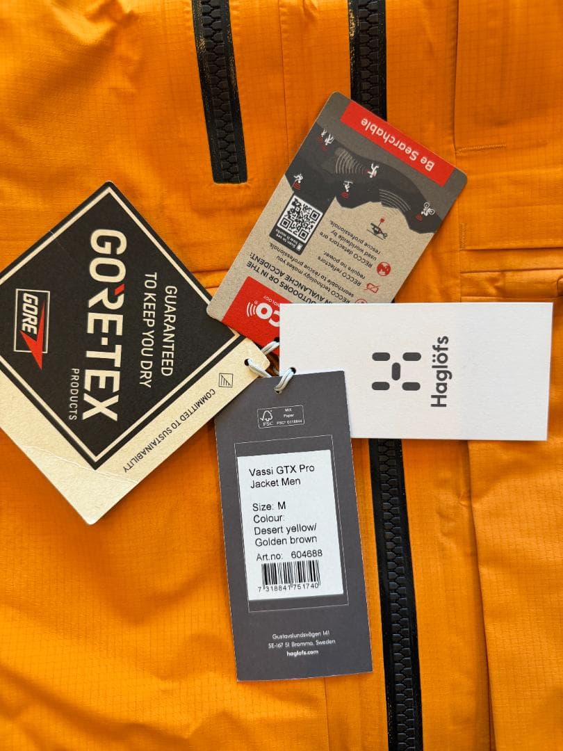 HAGLOFS VASSI GORE-TEX PRO ジャケット (サイズ M)