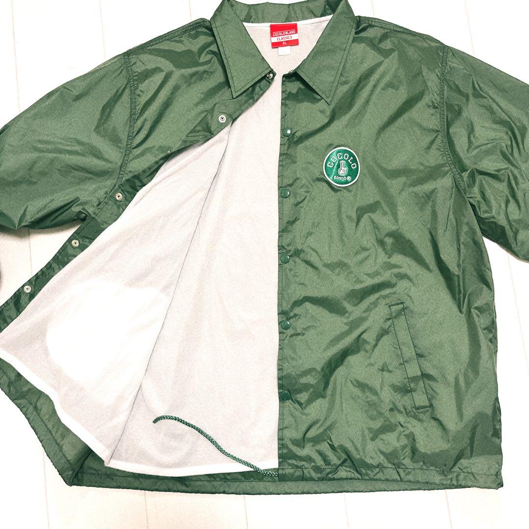 【極美品】 COCOLO BRAND ナイロン コーチジャケット XLサイズ