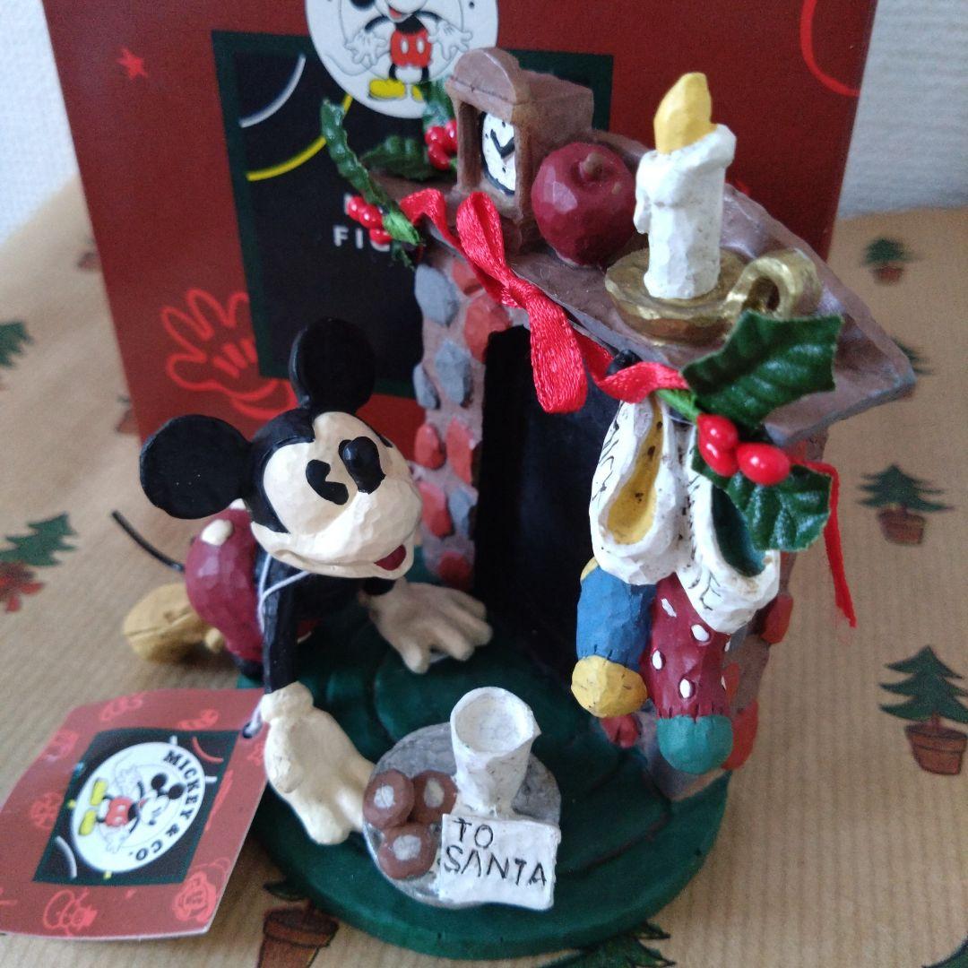 ミッキーマウス 　フィギュア　 陶器製　MIDWEST　クリスマス　箱あり