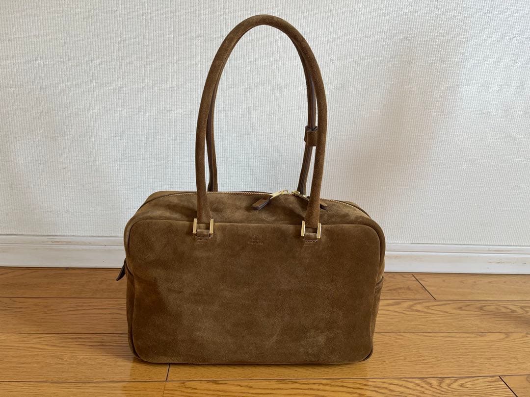 IENA Manuel MILANO マニュエルミラノ スエードボストンバッグ