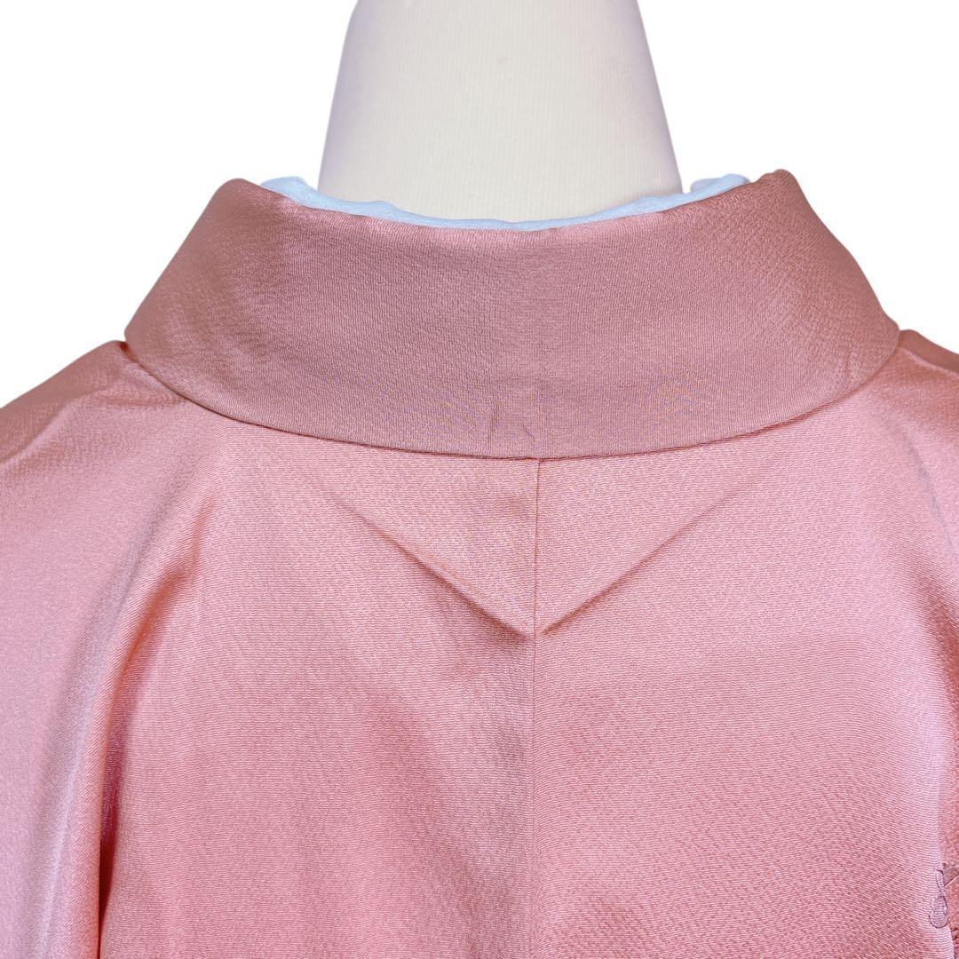 A106愛華 未使用着物 刺繍　スワト　宍色　美品　正絹　フォーマル