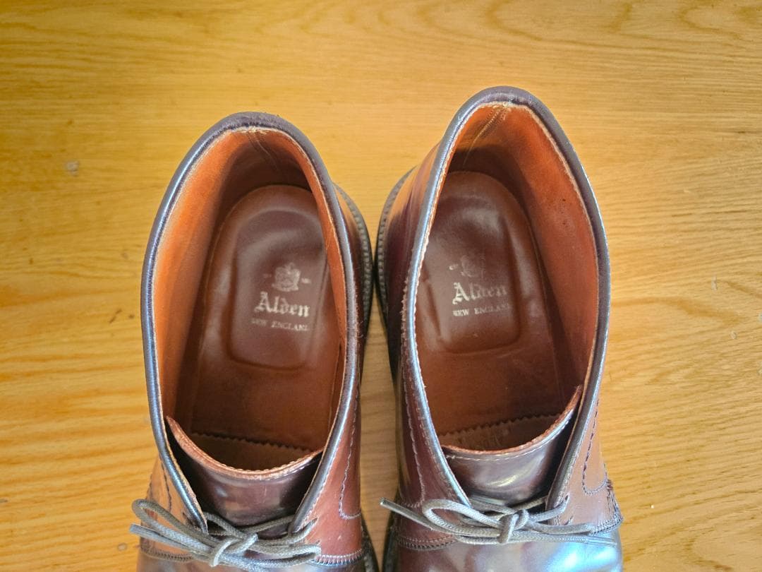 オールデン 1339 コードバン バーガンディ US9D【シューツリー付】