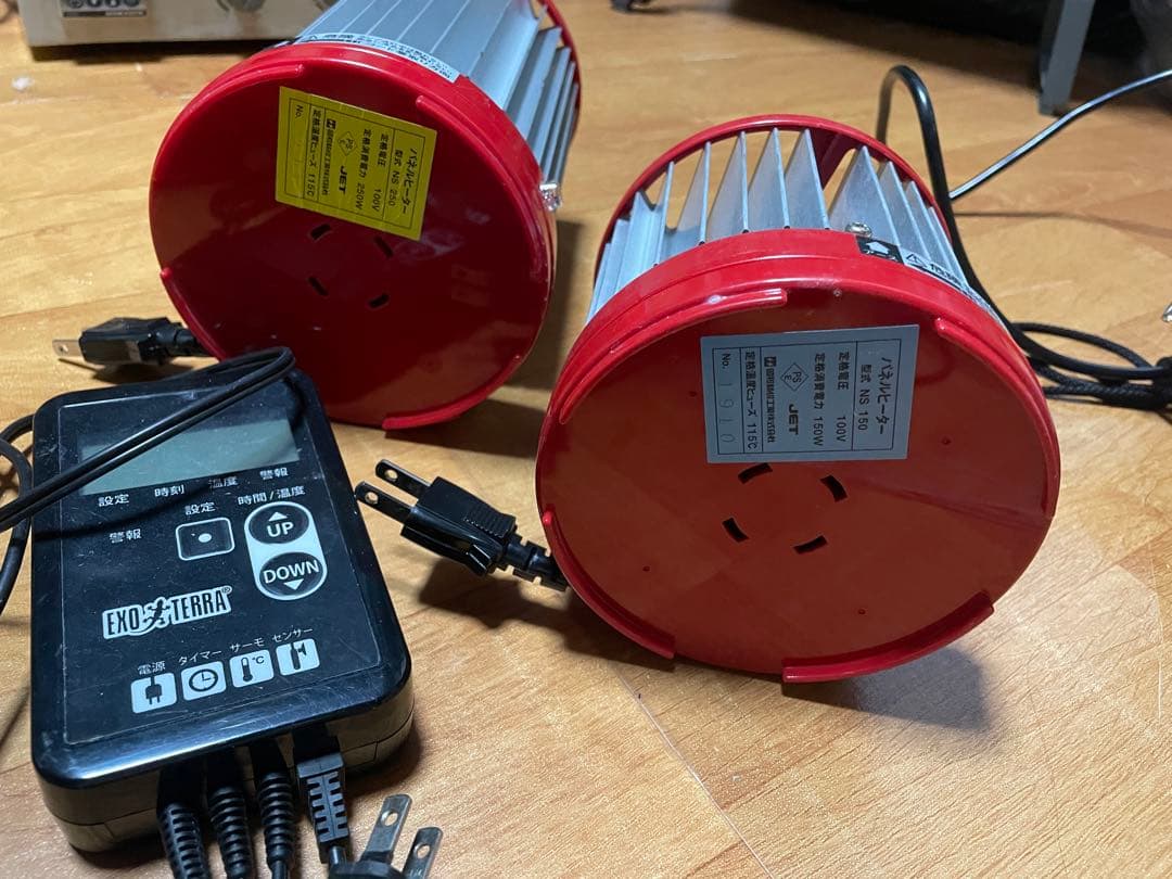 園芸　保温用　ヒーターセット　パネルヒーター　コントローラー　塊根植物