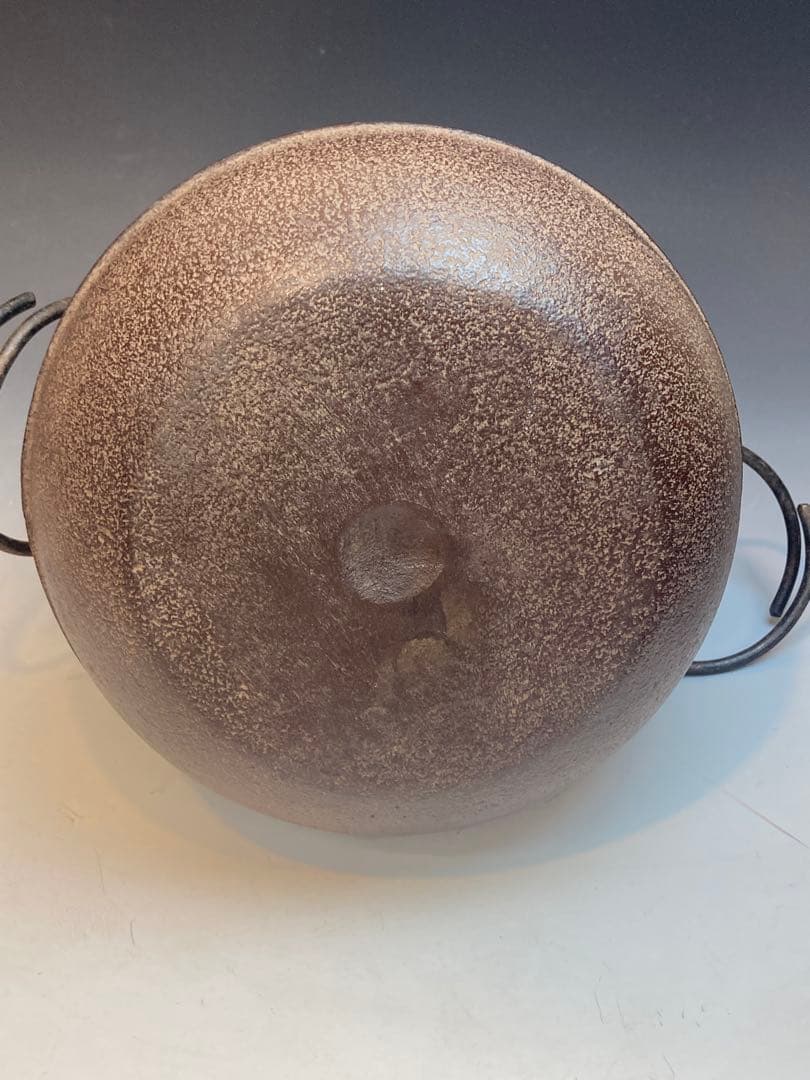 釜師 佐藤浄清 作 瓢形釜 共箱 茶道具 ほぼ未使用品