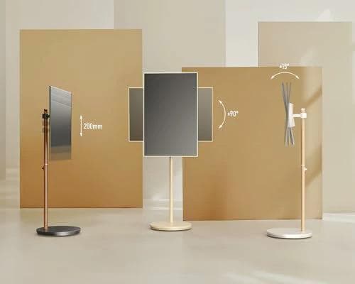 【新品】テレビスタンド キャスター付テレビ台 24~48インチ　ベージュ